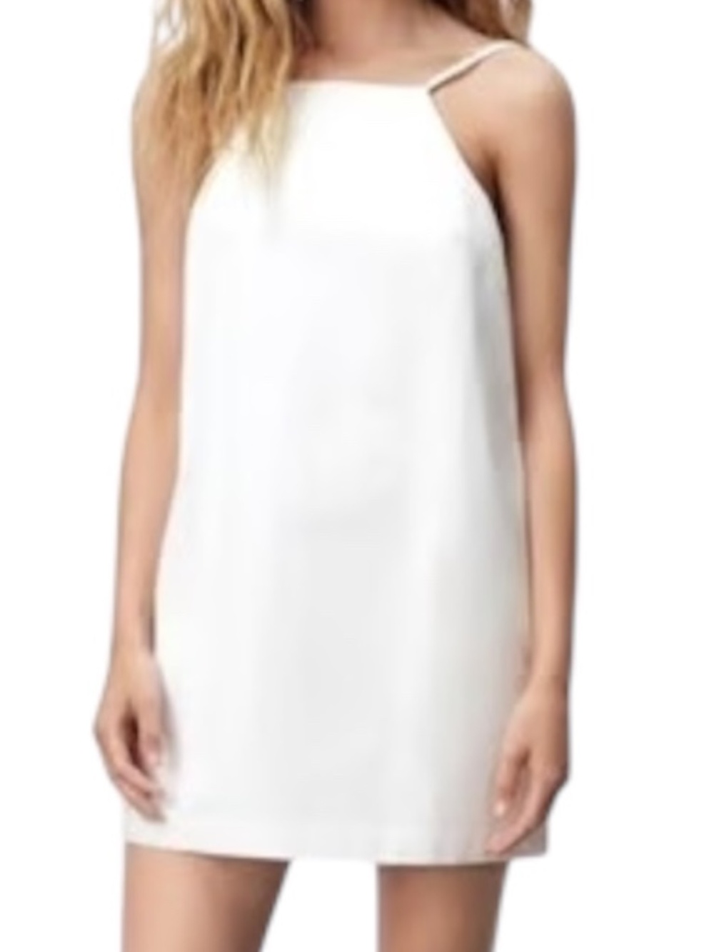 Zara Backless Mini Dress - White Size S